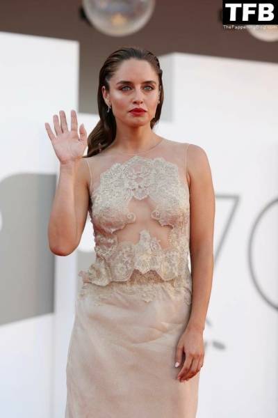 Matilde Gioli Flashes Her Nipples at the 79th Venice International Film Festival on chickinfo.com