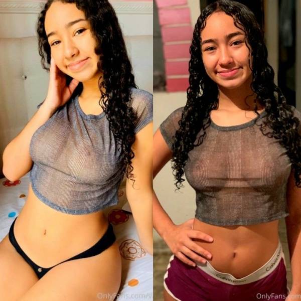 Valery Altamar Boobs See-Through Shirt Onlyfans Set Leaked on chickinfo.com