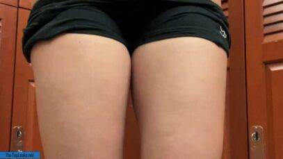 Christina Khalil Public Gym Shorts Strip Onlyfans Video Leaked nude on chickinfo.com