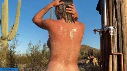 Sara Jean Underwood Outdoor Shower Onlyfans Video Leaked nude on chickinfo.com