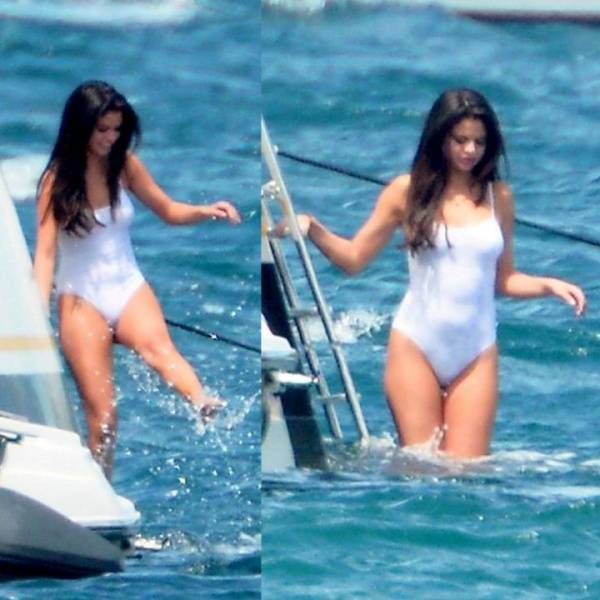 Selena Gomez See Through One Piece Lingerie Beach Set Leaked - Usa on chickinfo.com