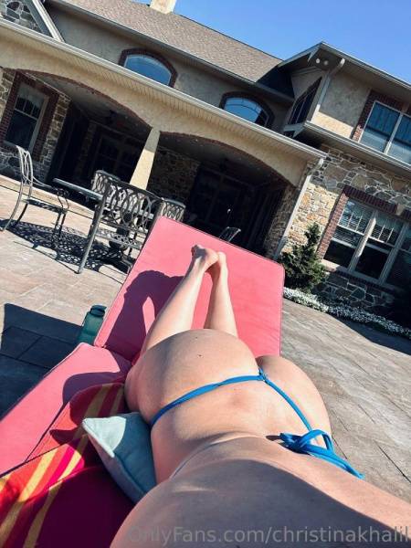 Christina Khalil Nude Bikini Sun Tanning Onlyfans Set Leaked on chickinfo.com