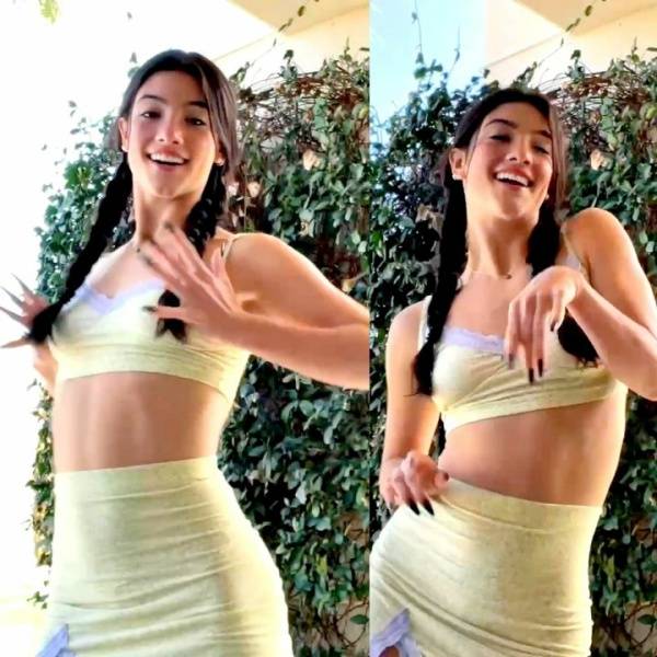 Charli D’Amelio Midriff Skirt Quick Dance Video Leaked - Usa on chickinfo.com