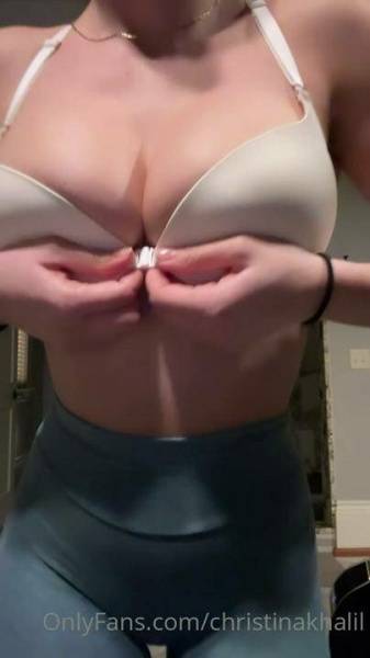 Christina Khalil Nude Gym Bra Strip Onlyfans Video Leaked - Usa on chickinfo.com