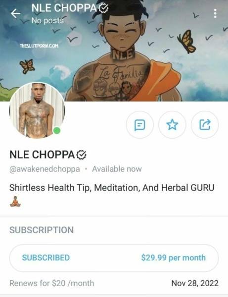 Nle Choppa Nude Onlyfans (SLUT ME OUT) Leak! on chickinfo.com