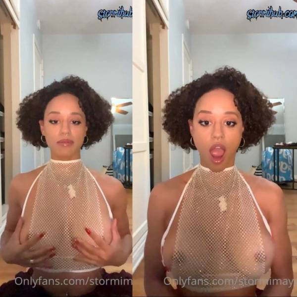 Stormi Maya Nude Sheer Mesh Top Onlyfans Video Leaked - Usa on chickinfo.com