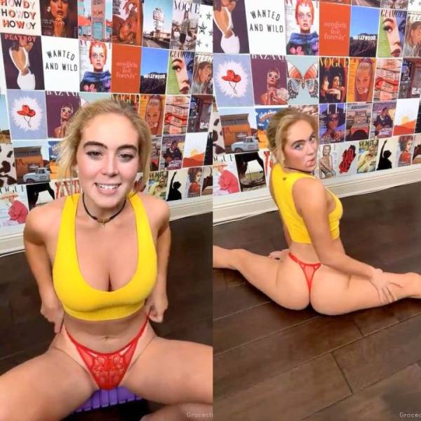 Grace Charis Livestream Stretching Thong Video Leaked on chickinfo.com