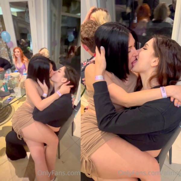 Alinity Fandy Hot Lesbian French Kiss PPV Video Leaked - France on chickinfo.com