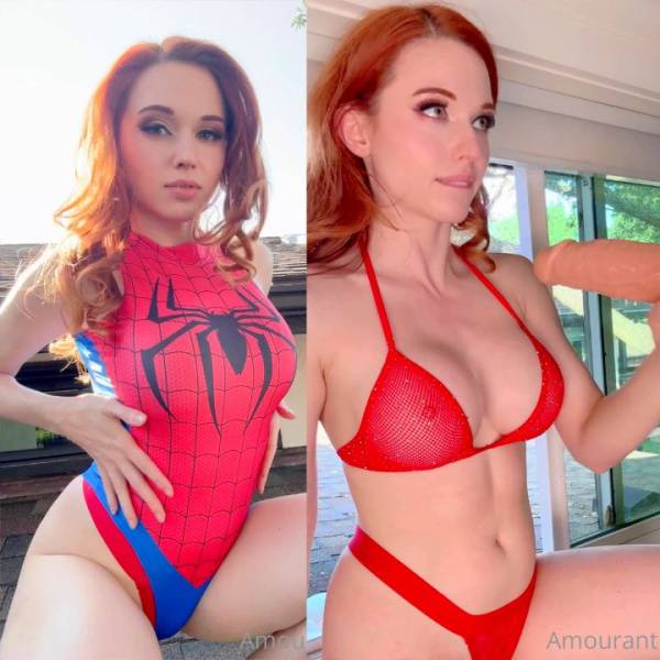 Amouranth MJ Spider Girl Handjob PPV Onlyfans Video Leaked on chickinfo.com