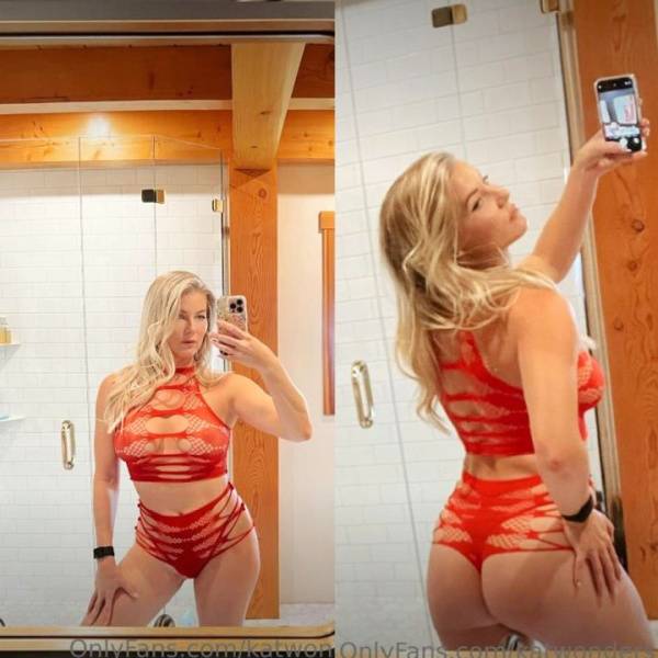 Kat Wonders Red Lingerie Selfies Onlyfans Set Leaked on chickinfo.com